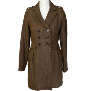 Heritage 1981 Brown Double-Breasted Coat